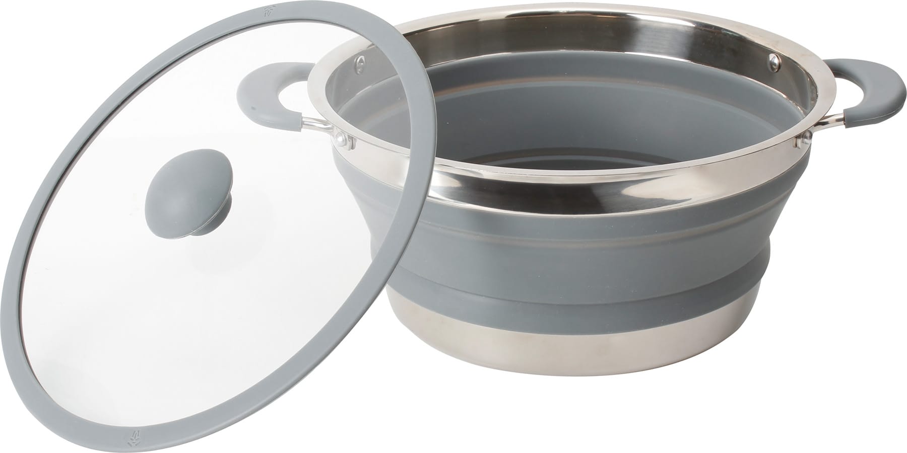 Brunner Volcano Collapsible Silicon Saucepans