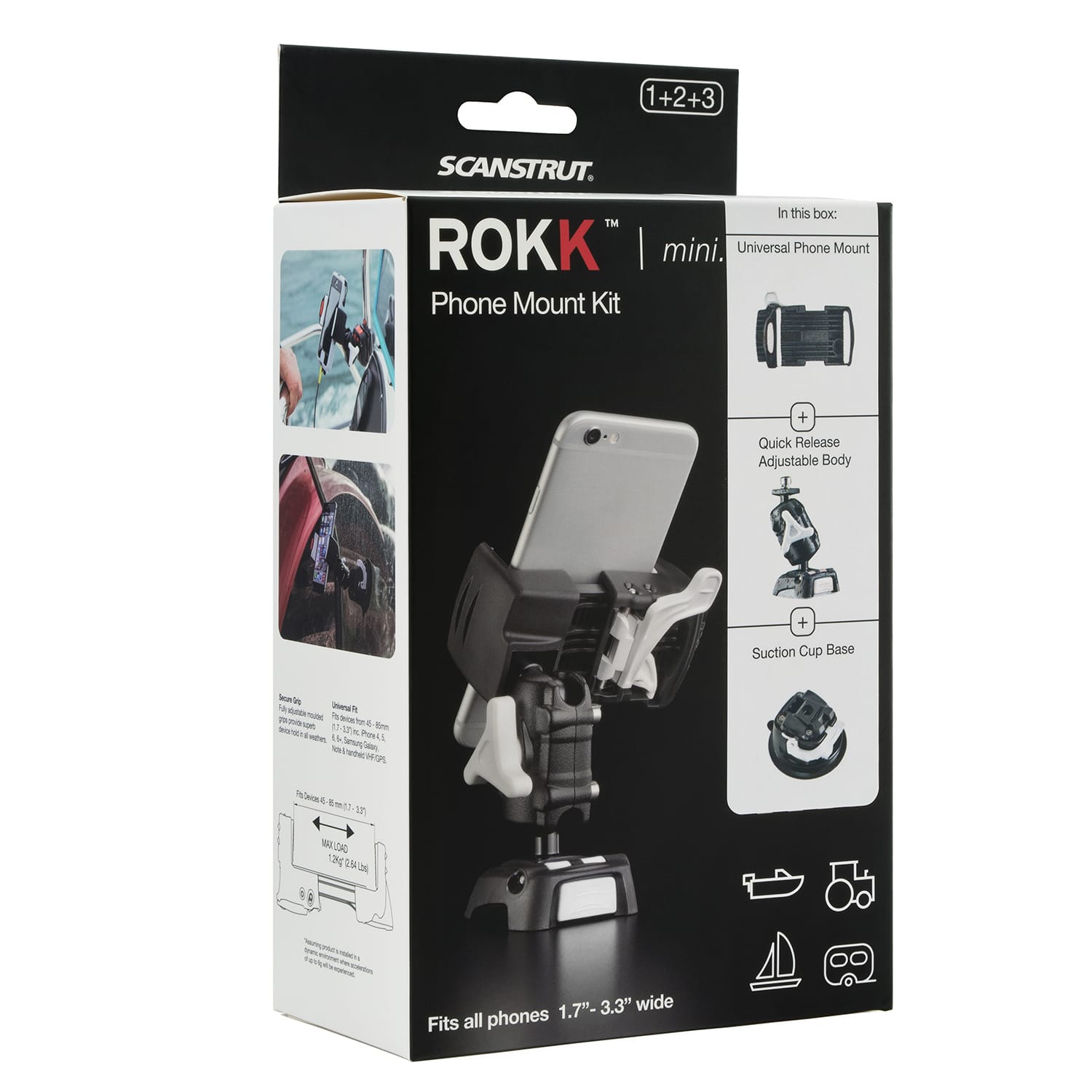 ROKK MINI Universal Active Camera / Phone Mounting Kit