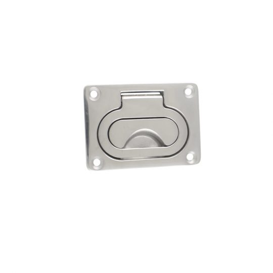 Flush Cast Stainless Steel Flush Door Pull - Camper Happy