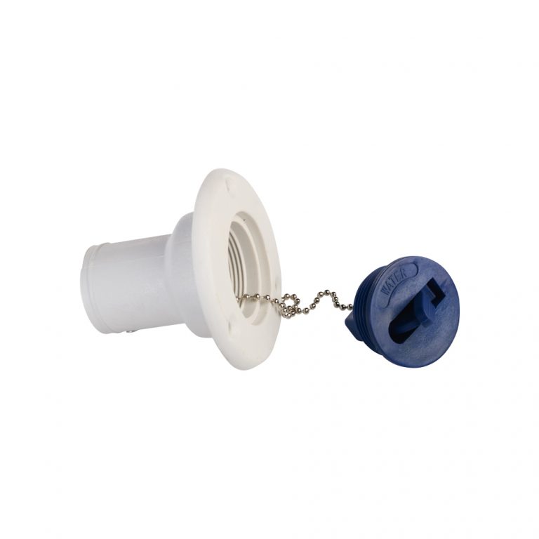 Water Filler Inlet – Blue Cap - Camper Happy